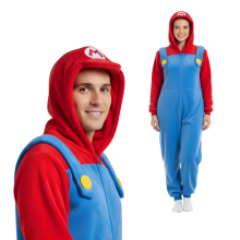 Onesie Kigurumi Pyjamas kostume Super Mario kostume S: 145 - 155 cm