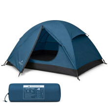 Voyager 3 Man Camping Tent 225x185x120cm, Waterproof, Windproof, Quick Setup, Durable, Lightweight, Hiking, Backpacking, Navy
