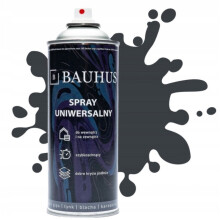BAUHUS UNIVERZÁLIS LAKK ZOMÁNC SPRAY FESTÉK RAL 7016 ANTRACIT FÉNYES