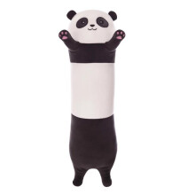 PLÜSS PÁRNA PANDA ÖLELŐDÉSRE 50 CM - HOSSZÚ KABALA ALVÁSHOZ ÉS ÖLELŐZÉSHEZ