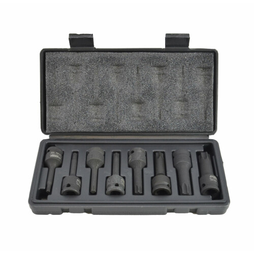 Chiave Torx - AWTools - AW38781BL - 8 pezzi - Acciaio - Linea Nera