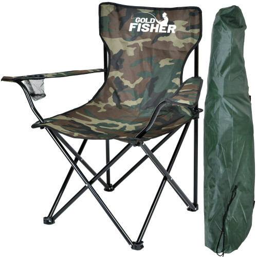 HUGO foldbar campingstol camouflage