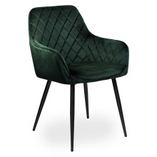 HAVANA VELVET mørkegrøn fløjlsstol