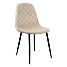Orlando Velvet beige fløjlsstol