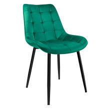 NORMAN Velvet mørkegrøn fløjlsstol