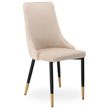 Vermont Velvet beige polstret fløjlsstol