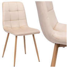 MONTANA VELVET beige fløjlsstol