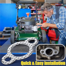 10pcs 2404149-S Exhaust Manifold Gasket Replacement for CH CV Series Engines Lawn Tractor Mower Generator