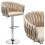 Cofton Krom Beige Velour Barstol 1