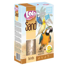 LoLo Pets SAND - CITRONSAND til papegøjer med skaller 1,5 kg