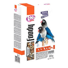 LoLo Pets FOODY PREMIUM 1 kg foder til turtelduer
