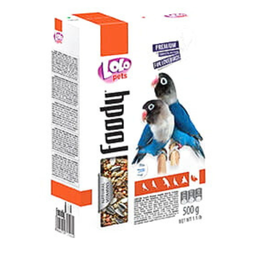 LoLo Pets FOODY PREMIUM 1 kg foder til turtelduer