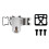 For  H2D Right Heating Assembly Right Heating Assembly 3D Printer Accessories 2pcs 2