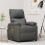 VidaXL vidaXL Massagesessel Elektrisch Dunkelgrau Stoff 1