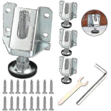 4 Pcs Adjustable Feet Set Heavy Duty Furniture Leveling Feet Threaded Feet