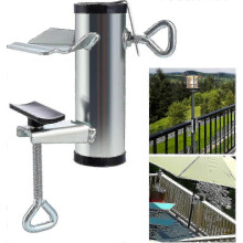 Patio Umbrella Clamp, Parasol Holder for Deck, Balcony