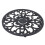 Carved Trivet Mat Iron Round Shape Vintage Pattern Multifunctional Modern Kitchen Trivet 1