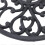 Carved Trivet Mat Iron Round Shape Vintage Pattern Multifunctional Modern Kitchen Trivet 4