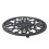 Carved Trivet Mat Iron Round Shape Vintage Pattern Multifunctional Modern Kitchen Trivet 2