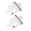 2Pcs Plastic Carburetor Main Jets Set Portable Simple Installation Remove Mower Accessories 1