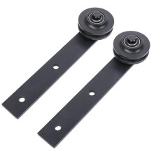 2Pcs Sliding Door Track Rail Pulley Wheel Roller for Barn Door Farm Hardware Accessories
