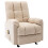 VidaXL vidaXL Massagesessel Creme Stoff 1