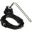 Universal Bicycle Handlebar Mount Durable Aluminum Bicycle Handlebar Mount ((black)(1pcs) 2