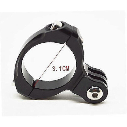 Universal Bicycle Handlebar Mount Durable Aluminum Bicycle Handlebar Mount ((black)(1pcs) 2