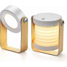 Bedside Lamp Dimmable Touch Light, Bedside Lamp with Portable Nightstand Safe Night LightWhite