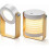 Bedside Lamp Dimmable Touch Light, Bedside Lamp with Portable Nightstand Safe Night LightWhite 1