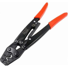 HS-16 Ratchet Terminal Crimping Tool Use for 1.5 to 16 mm2 (15 to 5 AWG) uninsulated terminals (point type)