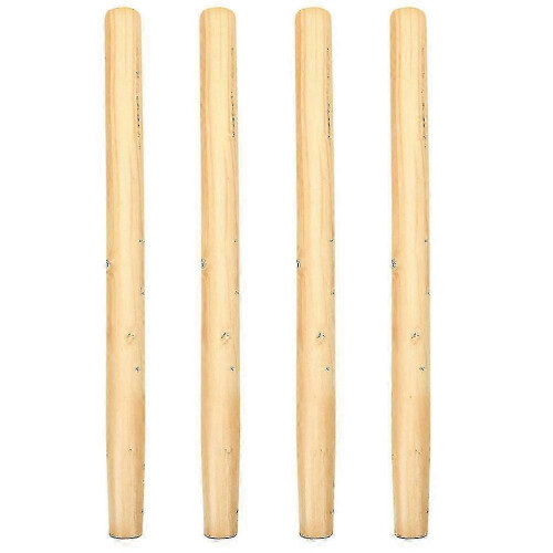 4pcs Wooden Handles Hardwood Landscaping Tool Replacement for Wood