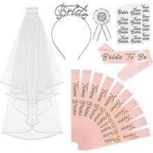 Bachelorette Party Set - Rose Gold Group Supplies