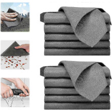Magic Glass Cleaning Cloth, 10pcs Thick Microfiber Wiping Rags for Streak-Free Cleaning