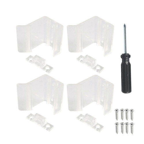 4pcs RV Sliding Mirror Door Latch, Universal Catch for Interior Hardware