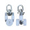 20Pcs Double Wheel Curtain Track Gliders Rolling Rail Runner 1