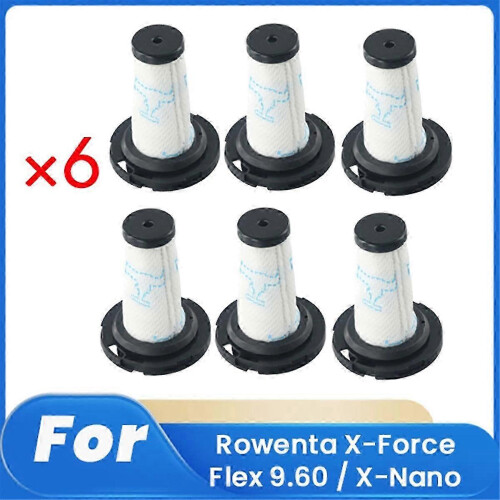 6 pcs ZR009010 Filter for X-Force Flex 9.60 / X-Nano Sweeping Robot Accessories