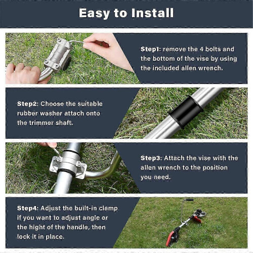 Cord Trimmer Handle with Weed Eater Clip and Stand, Lawn 2