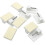 10 Pack Self Adhesive Hooks - Plastic Sticky Window Hooks for Net Curtain Rods & Blinds 4