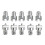 16mm Spring Connectors 10 Pack for Electric Drill Pipe and Dredge Machine Accessories 1