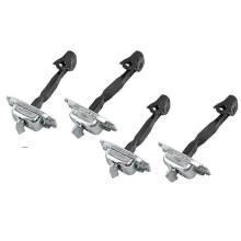 Toyota Hilux 2004-2015 and Fortuner 2005-2015 Compatible 4-Piece Door Stopper and Check Strap Limiter Set