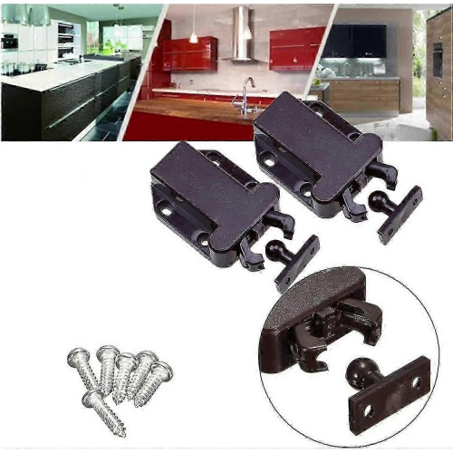 Touch Release Catch Latch Cabinet Lock with Automatic Pop-Up Function 2