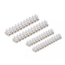 3A/5A/15A/30A/60A Electrical Connector Blocks 12 Way Clear Barrier Block Strip Wire Connector Electrical Choc Blocks Connecting for Wiring Cable Dual