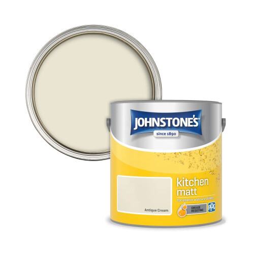 Johnstone's Johnstone's - Matt Kitchen Paint - Antique Cream - 2.5L 1