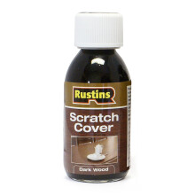 Rustins Scratch Cover Dark – Conceal Surface Scratches on Dark-Toned Wood Furniture -Easy-to-Use Liquid Polish for Restoring and Protecting Wooden S
