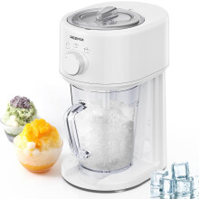 Electric Ice Crusher, Slushy Maker Ice Shaver with Removable Jug for Blending Slushies, Ice Crushing Machine