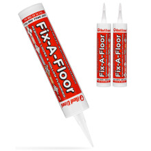 Fix A Floor Extra Strength Floor Tile Adhesive – 3-Pack Vinyl Floor Adhesive for Hollow Tiles, Laminate, Creaking Wood & More