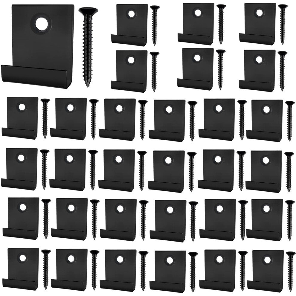 30Pcs Composite Decking Clips, Hidden Starter Fastener Board Clip With Self-Tapp 5002901432633