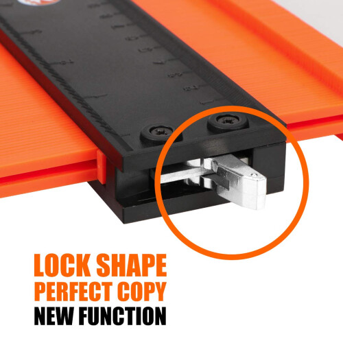 Saker Contour Gauge Profile Tool Adjustable Lock Precisely Copy Irregu