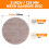 pihemum 50 Pcs Mesh Sanding Discs 125mm 120 Grit 2